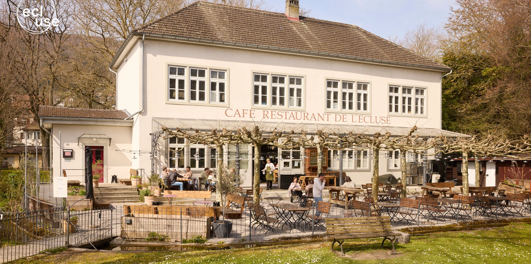 Aussenansicht des Restaurant Ecluse.